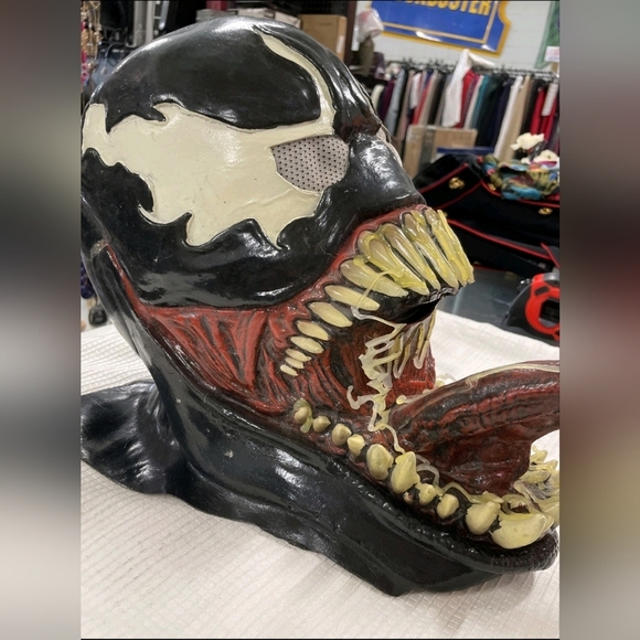 Rubie Venom Marvel Mask Cosplay Latex Adult - Picture 2 of 4
